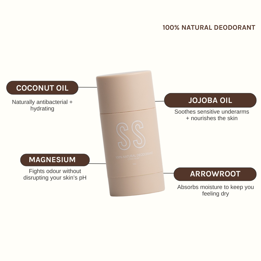 100% NATURAL DEODORANT. - Summer Skin Australia