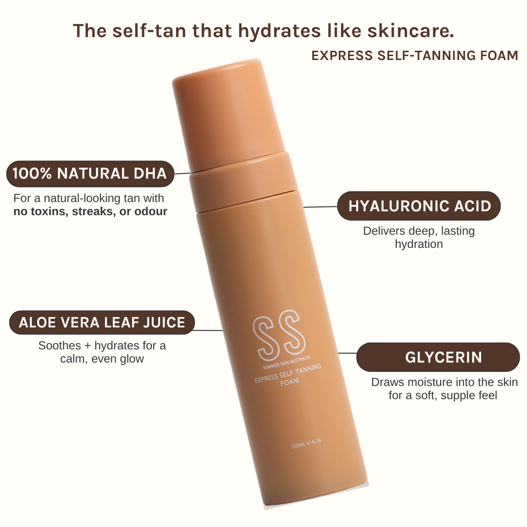 EXPRESS SELF-TANNING FOAM. - Summer Skin Australia